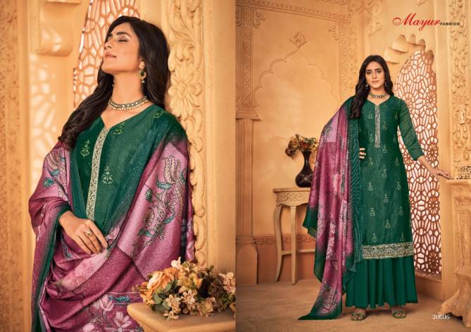 Farnaz Mayur Function Wear Wholesale Designer Chinon Dress Material Catalog